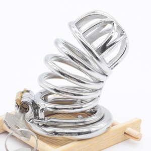 Nueva Jaula de Castidad Masculina con Patrón de Corona, Jaula Grande para Pene, Jaula Enorme para Pene, Dispositivo de Castidad con Candado, Juguetes Sexuales BDSM para Hombres - Product Image 2