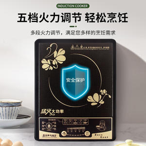 Placa de Inducción Wanlida de un Solo Quemador con Panel Microcristalino de 2000W y Control Táctil para Cocinar en Casa - Product Image 4