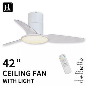 Ventilador de Techo con Luz de 42/52 Pulgadas para Techos Bajos, Control Remoto, LED Tricolor, Motor de Cobre Fino - Product Image 3