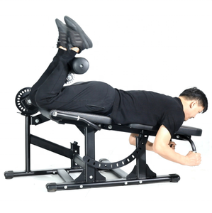 Máquina de prensa de piernas con carga de placas de acero para gimnasio en casa, fitness, culturismo, extensión y curl de piernas sentado ajustable, ejercicio seguro - Product Image 5