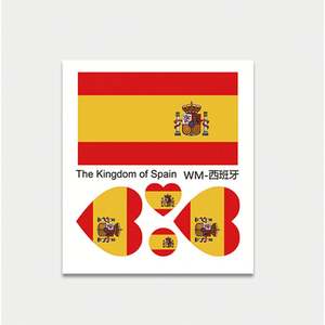 Tatuajes Temporales con Diseño de Corazón y Bandera de EE. UU. - Pegatinas de Tatuajes Transferibles a Prueba de Agua para Deportes, Arte Corporal y Facial, Artículos para Fiestas - Product Image 2