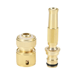 Hd Aluminum <b>Quick</b> Connect Straight Gun <b>Connector</b> 1/4 Point For Car Washer Water Hose Interface - Product Image 4