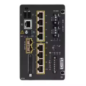 IE-3400-8T2S-E Cisco IE3000 Rugged Industrial <b>Ethernet</b> <b>Switches</b> with 8 GE Copper and 2 GE SFP - Product Image 4
