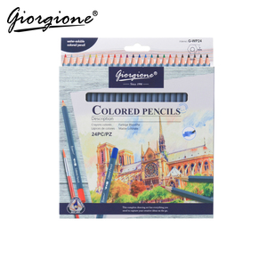 Juego de <span class=keywords><strong>24</strong></span> Lápices Artísticos a Base de Aceite Giorgione, Núcleo de 3mm, Lápices de Colores de Madera, Caja con Impresión Digital y Logotipo Personalizado - Product Image 1
