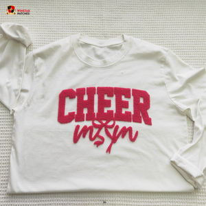 Novedad 2026: Parches Termoadhesivos Personalizados al por Mayor para Camisetas de Mamá, con Letras de Chenilla Cortadas a Láser, para Ropa - Product Image 4