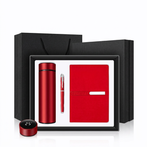 Set de Regalo Corporativo con Logotipo Personalizado 3 en 1, Regalo para Clientes VIP: Libreta de Cuero A5, Memoria USB y Bolígrafo Metálico - Product Image 1