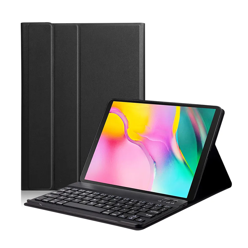 Için sıcak satış Pu deri Samsung Galaxy Tablet kapak 10 inç Tab S7 Fe klavye durumda