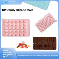 SHT ménage Silicone bonbons moule de qualité alimentaire pour bricolage à la main chocolat fromage QQ sucre forme rectangulaire savon gâteau outils