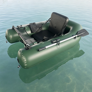 Bateau Gonflable de Pêche Portable pour 1 Personne avec Pagaies – Idéal pour la Pêche en Lac et en Rivière – Fournisseur Direct Usine - Product Image 1