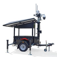 Remolques de Vigilancia Portátiles con Energía Solar, Mini Cámara CCTV de Alta Reutilización, para Monitoreo Vial