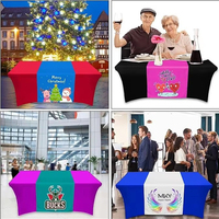 Articles promotionnels personnalisés imperméables et extensibles avec logo, en spandex, anti-plis, impression numérique pour la publicité