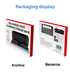 Giao Diện Điều Khiển Lưu Trữ Chủ Sạc Dock Trạm HBS-2804 Cho Nintendo Chuyển Đổi <span class=keywords><strong>2</strong></span> Giao Diện Điều Khiển Sạc Đứng Cơ Sở RGB Đèn J-CON Gamepad - Product Image 5