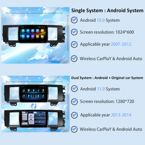 Radio de coche Android de 128GB para Jaguar XJ 2007-2014 pantalla táctil grabadora unidad principal reproductor Multimedia Carplay - Product Image 2