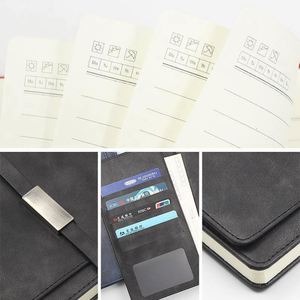 Customised Logo Business Stationery Planner Luxury Pu Leather Notebook and Pen Gift Set - Product Image 3