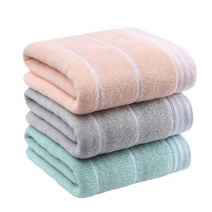 Lot de serviettes de bain et de douche en coton de haute qualité pour hôtel, spa et maison, imprimées, douces, absorbantes, couleur unie, pour adultes - Product Image 1