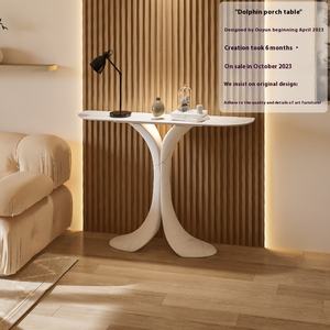 <span class=keywords><strong>Dolphin</strong></span> Table <span class=keywords><strong>console</strong></span> de luxe design minimaliste d'art italien haut de gamme pour entrée salon classique simple moderne - Product Image 2