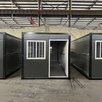 Conteneur d'expédition pliable peu encombrant pour le stockage à la maison et l'utilisation dans le garage Faible encombrement lorsqu'il est plié Durable