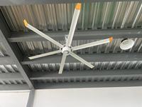 Ventilateur de plafond industriel HVLS de 12 pieds (3,6 m) avec moteur à courant continu sans balais à aimant permanent pour église