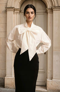 ชุดกระโปรงทรงดินสอสำหรับผู้หญิงชุดสตรีสไตล์หรูหราคอลเลกชั่นฤดูใบไม้ร่วง - Product Image 5