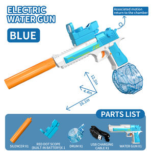 2024新款<span class=keywords><strong>2</strong></span>合1沙漠鹰电动水枪内置电池手动 & 电动自动水枪玩具儿童玩具枪 - Product Image 5