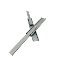 Glissières de tiroir super mini à simple couche de 16 mm 600 MM, extension simple pour diverses applications, alliage d'aluminium