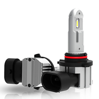 GVIEW Mise à niveau tout en un pour feux de route feux de croisement H1 H3 H4 H8 H16 Non polarité 12V 6500k Blanc 9005 9006 Ampoule antibrouillard LED