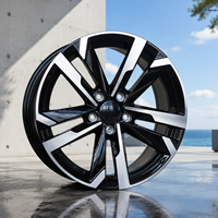 Nuevas Llantas de Aleación de Alto Rendimiento con Tecnología Flow-Forming de 17-20 Pulgadas 5x112, Cara Mecanizada Negra, Marca XCD, 1 Año de Garantía