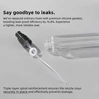 Vente en gros de flacons de parfum en verre transparents carrés de 10 ml avec vaporisateur fin et capuchon, rechargeables, pour le transfert de parfum et la recharge de fragrance