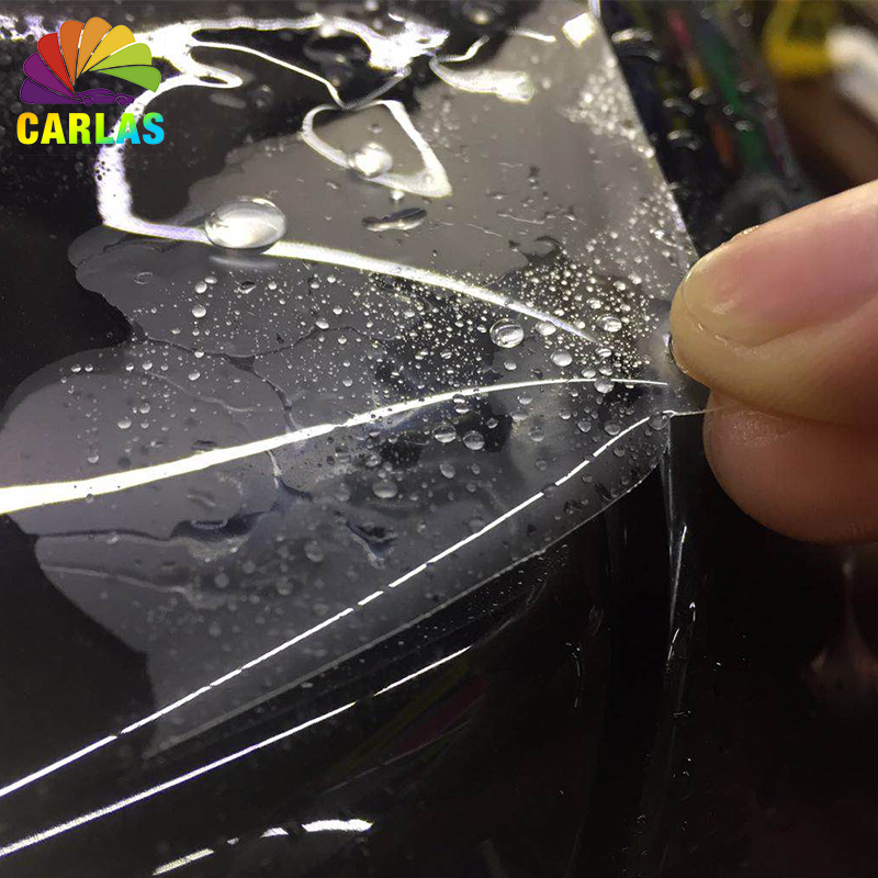 Прозрачная суперглянцевая защитная виниловая пленка CARLAS, самоклеящаяся прозрачная пленка PPF, самовосстанавливающаяся автомобильная пленка с защитой от царапин
