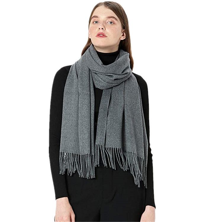 Solid Scarf Shawl Dress Accessory Elegant