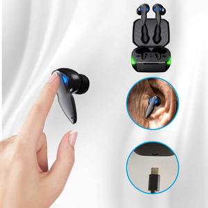 Máy trợ thính Bluetooth, thích hợp cho mất thính lực nhẹ, bộ khuếch đại âm thanh, âm thanh độ nét cao, dễ vận hành, giá bán buôn - Product Image 4