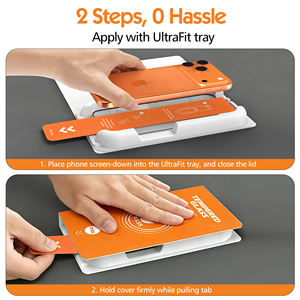 Paquete de 2 Protectores de Pantalla de Vidrio Templado HD con Privacidad, Sin Burbujas, con Kit de Instalación EZ-Box a Prueba de Polvo para iPhone 17 Pro Max - Product Image 3