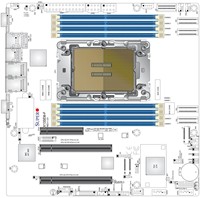 Nouvelle carte mère de jeu Supermicro X99 Dual F2 Intel Xeon Socket DDR5, mémoire quadri-canaux, SATA M.2, graphismes intégrés, ATX Server