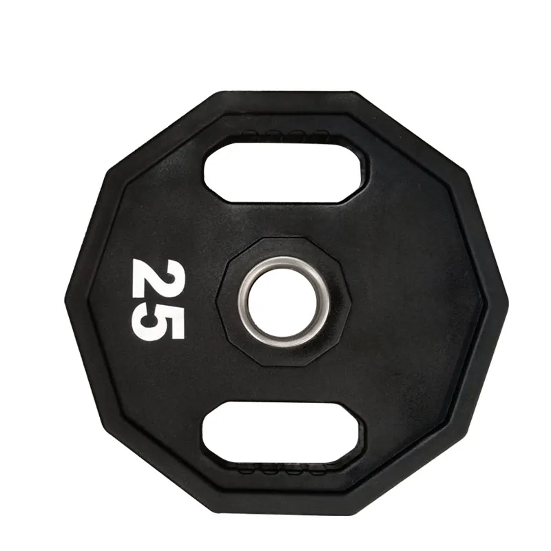 2024 Home Gym Durable Cheap Round 20kg 50kg Barbell Weight Lifting Plate Cast Iron Weight Plates 2.8cm Set For Gym Commercial