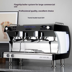 Cafetera Espresso Semiautomática Gemile CRM3201, Bomba de Doble Cabezal Comercial, Cafetería, <span class=keywords><strong>Comercio</strong></span> Exterior - Product Image 2