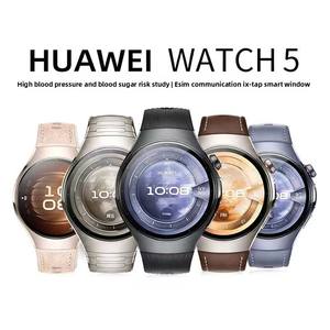 Hua-wei <span class=keywords><strong>WATCH</strong></span> 5 5G, HarmonyOS + Control por Gestos, Reloj Inteligente Más Vendido, Pantalla AMOLED HD, Comunicación Independiente - Product Image 1