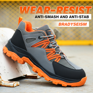 Steel <b>Toe</b> Head Labor Protection Safety Shoes for Men Breathable Puncture Resistant and Anti Smashing Work Shoes Wear-resistant - Product Image 3