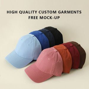 Casquette de golf unisexe en coton doux 100 %, couleur unie, non structurée, avec logo brodé personnalisé, style Dad Hat, vente en gros - Product Image 2