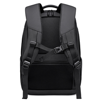 Sac à dos Oxford en polyester pour homme, sacoche d'ordinateur à double bandoulière, idéal pour les voyages d'affaires et les loisirs, grande capacité, multifonctionnel et extensible