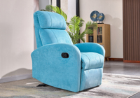 Fauteuil inclinable électrique en tissu pour la vente en gros, canapé inclinable avec repose-pieds réglable pour salon