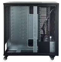 Boîtier de serveur en stock d'usine, châssis de PC de jeu, nouveau design, format ATX, prend en charge 2 alimentations ATX