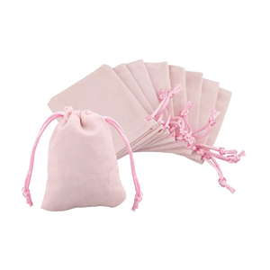 Luxury Velvet Jewelry <b>Pouches</b> with Custom Logo and Drawstring - Multi-Color Options for Jewelry Packaging Jewelry Gift Bags - Product Image 2
