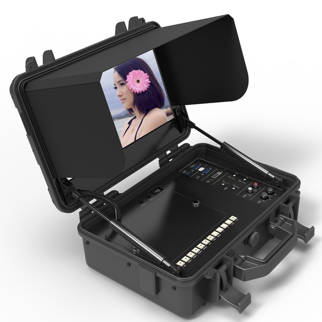 12.5inch 3840x2160 4K Ultra HD IPS Portable Monitor with SDI Interface Built-in Speaker for Desktop Use