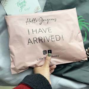 Bolsa de Correo de Polietileno Mate Beige, Bolsa de Envío de Polietileno, Pelucas de Bikini con Su Propio Logotipo, Bolsas de Correo Personalizadas Biodegradables - Product Image 1