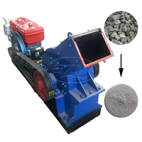 Broyeur à marteaux compact pour pierre et calcaire, machine de broyage de poudre
