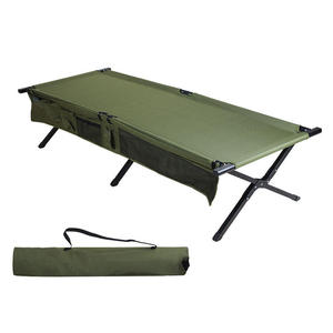 <span class=keywords><strong>Lit</strong></span> <span class=keywords><strong>pliant</strong></span> de camping en plein air pour enfants, en tissu Oxford imperméable, avec support en alliage d'aluminium portable - Product Image 1
