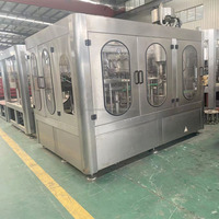 Machine automatique haute productivité 15000 BPH contrôlée par PLC pour le lavage et le remplissage de bouteilles en plastique de 200 ml