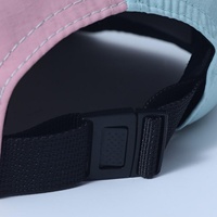 Gorra de Béisbol Deportiva de Secado Rápido para Exteriores, con Bloques de Color, Visera Plana, Transpirable, Protección Solar, 100% Poliéster