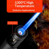Chalumeau gonflable haute puissance pour barbecue extérieur, torche à main classique haute température, coupe-vent, du fabricant
