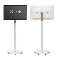 Panel LCD de Repuesto para TV en Vivo, Montado en la Pared, con Pantalla Táctil Capacitiva, Señalización Digital Android para Animación en Tiendas Minoristas